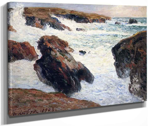 Storm At Quiberon By Maxime Maufra By Maxime Maufra