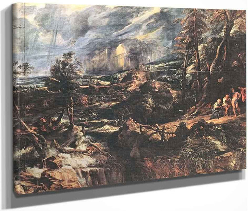 Stormy Landscape By Peter Paul Rubens By Peter Paul Rubens