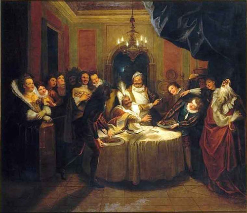 Story Of Don Quixote The Diner Of Sancho By Charles Antoine Coypel Iv By Charles Antoine Coypel Iv