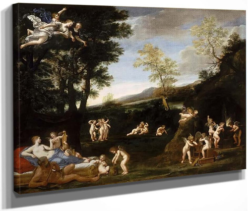 Story Of Venus The Rest Of Venus And Vulcan By Francesco Albani By Francesco Albani