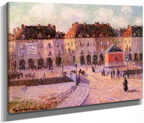 Street In The City By Gustave Loiseau By Gustave Loiseau