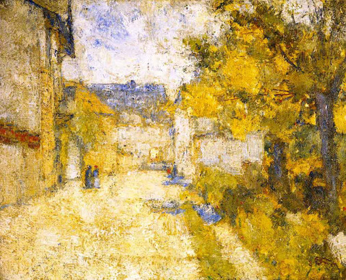 Street In Weimar By Christian Rohlfs