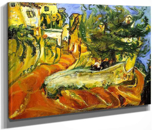 Street Of Cagnes Sur Mer By Chaim Soutine