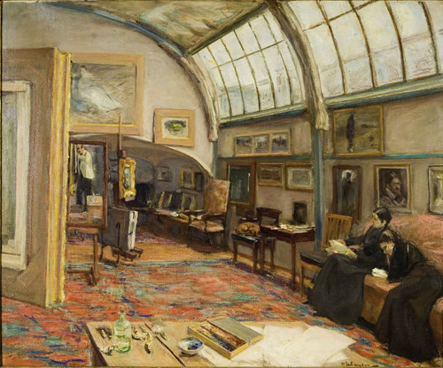 Studio Of The Painter At The Brandenburg Gate By Max Liebermann By Max Liebermann