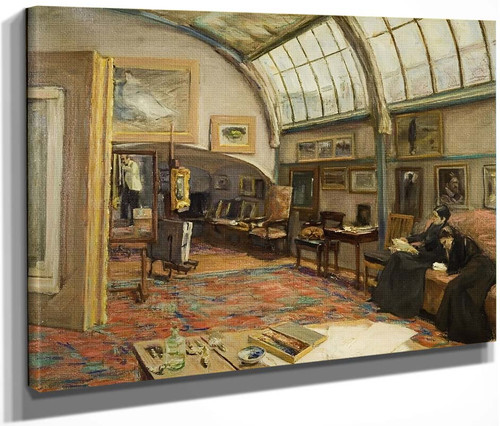 Studio Of The Painter At The Brandenburg Gate By Max Liebermann By Max Liebermann