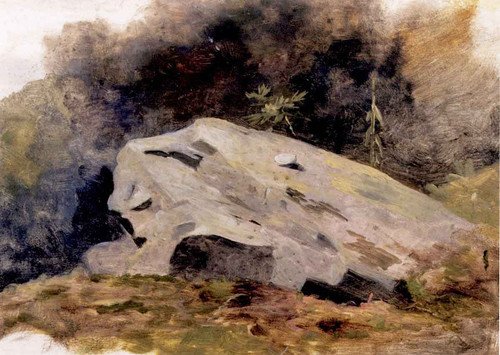 Study Of A Ledge By William Tylee Ranney