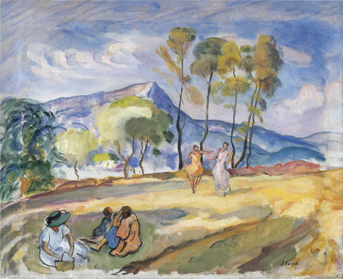 Summer In Pradet By Henri Lebasque By Henri Lebasque