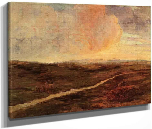 Sundown At Pusian By Giovanni Segantini