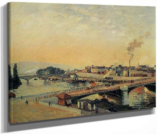 Sunrise, Rouen By Camille Pissarro By Camille Pissarro