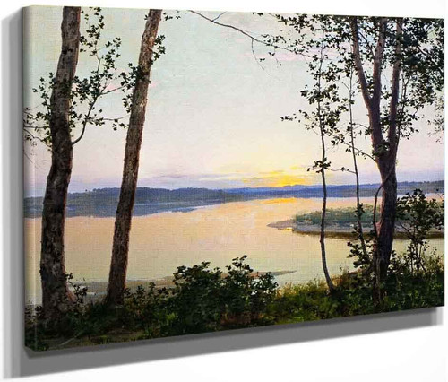 Sunrise Over The Lake By Walter Launt Palmer