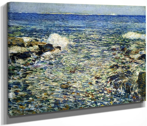 Surf, Isles Of Shoals By Frederick Childe Hassam  By Frederick Childe Hassam