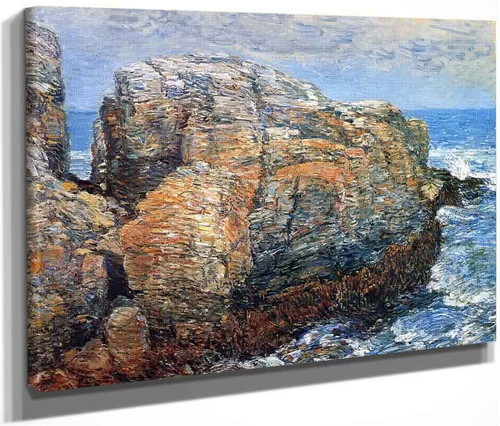 Sylph's Rock, Appledore By Frederick Childe Hassam  By Frederick Childe Hassam
