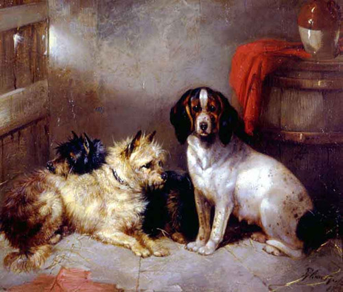 Terriers And Hound By George Armfield