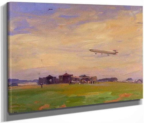 The Aerodrome, East Fortune, North Berwick By Sir John Lavery, R.A. By Sir John Lavery, R.A.
