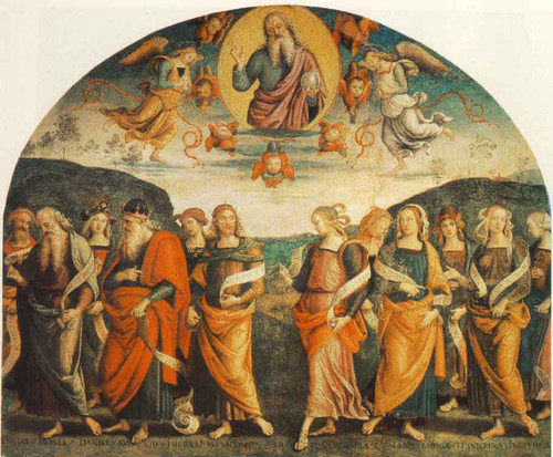 The Almighty With Prophets And Sybils By Pietro Perugino By Pietro Perugino