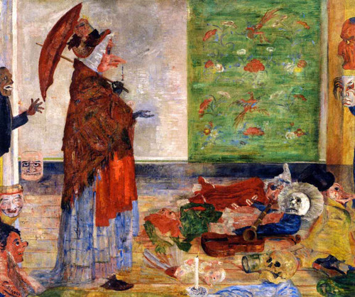 The Astonishment Of The Mask Wouse By James Ensor By James Ensor