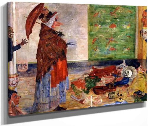 The Astonishment Of The Mask Wouse By James Ensor By James Ensor