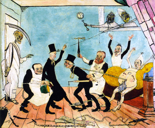 The Bad Doctors By James Ensor By James Ensor