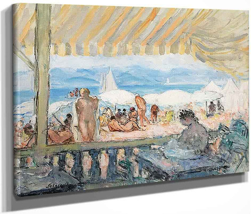 The Bar At The Beach By Henri Lebasque By Henri Lebasque