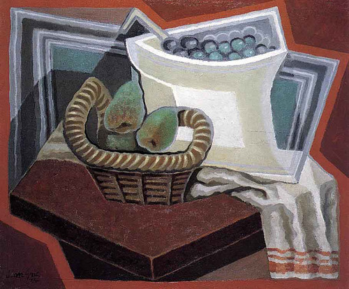 The Basket Of Pears By Juan Gris