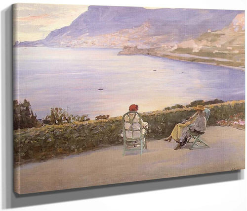 The Bay, Monte Carlo By Sir John Lavery, R.A. By Sir John Lavery, R.A.