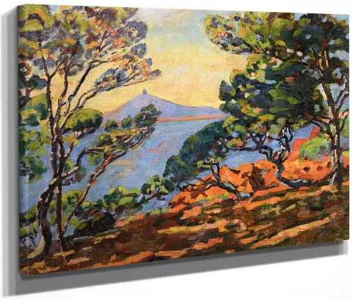 The Bay Of Agay And The Signal Station By Armand Guillaumin