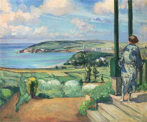 The Bay Of Morgat By Henri Lebasque By Henri Lebasque