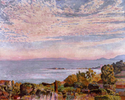 The Bay Of Saint Clair By Theo Van Rysselberghe