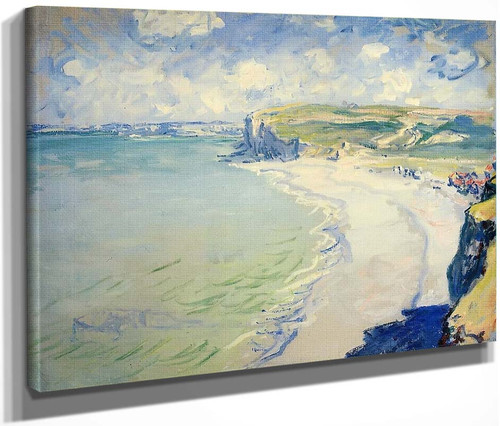 The Beach At Pourville By Claude Oscar Monet