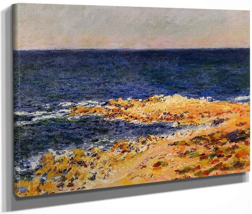 The Big Blue At Antibes By Claude Oscar Monet