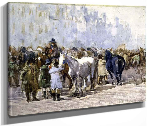 The Birmingham Horse Fair By David Cox By David Cox