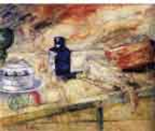 The Blue Flacon By James Ensor By James Ensor