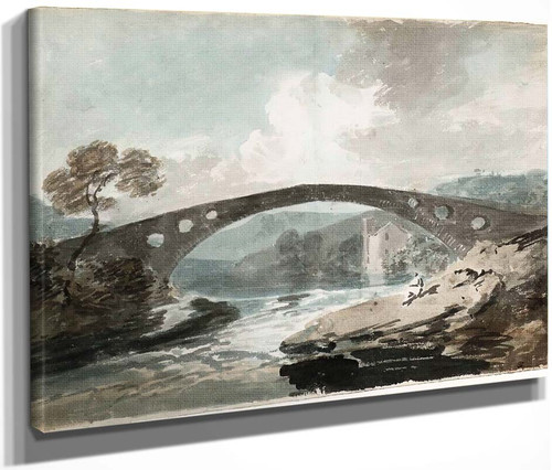 The Bridge At Pontypridd By Joseph Mallord William Turner