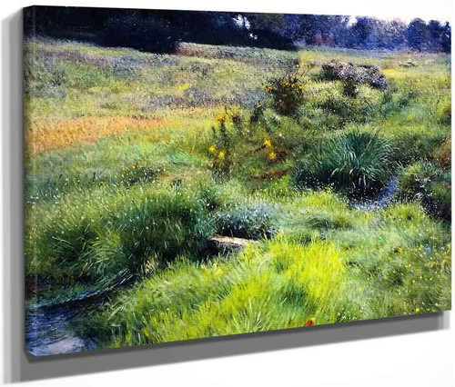 The Brook At Medfield By Dennis Miller Bunker