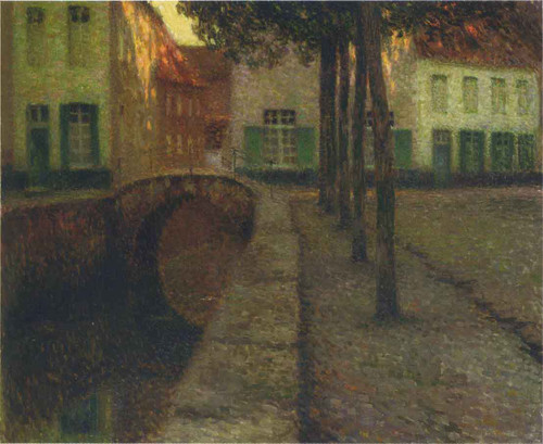 The Canal By Henri Le Sidaner By Henri Le Sidaner
