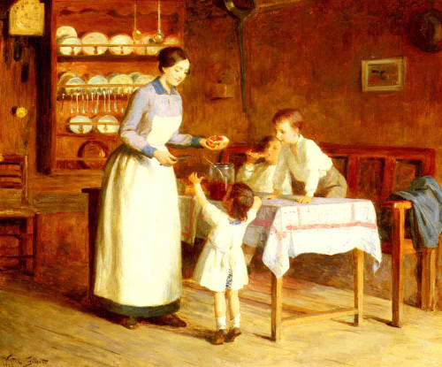 The Children's Taste By Victor Gabriel Gilbert By Victor Gabriel Gilbert The Children's Taste By Victor Gabriel Gilbert By Victor Gabriel Gilbert