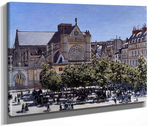 The Church Of Saint Germain L'auxerrois By Claude Oscar Monet