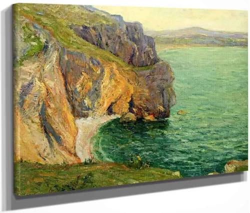 The Cliffs At Polhor, Morgat By Maxime Maufra By Maxime Maufra