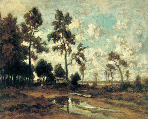 The Colliers' Hut In The Forest Of Fontainebleau By Theodore Rousseau