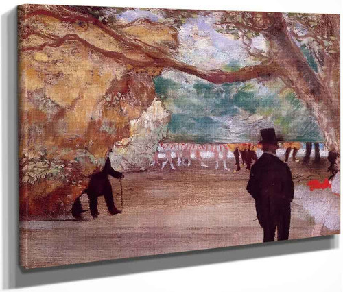 The Curtain By Edgar Degas By Edgar Degas