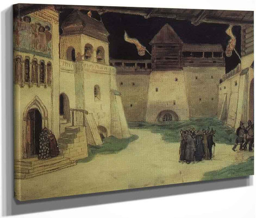 The Defense Of The Town Of Kitezh By Apollinari Vasnetsov