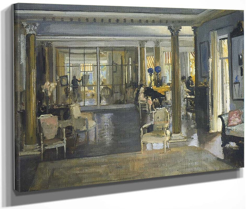 The Drawing Room, Falconwood By Sir John Lavery, R.A. By Sir John Lavery, R.A.