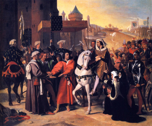 The Entry Into Paris Of The Dauphin, Future Charles V By Jean Auguste Dominique Ingres  By Jean Auguste Dominique Ingres