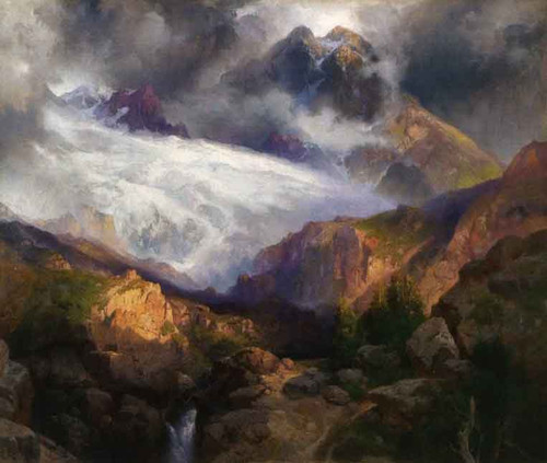 The Eternal Snows Of Mt. Moran By Thomas Moran By Thomas Moran