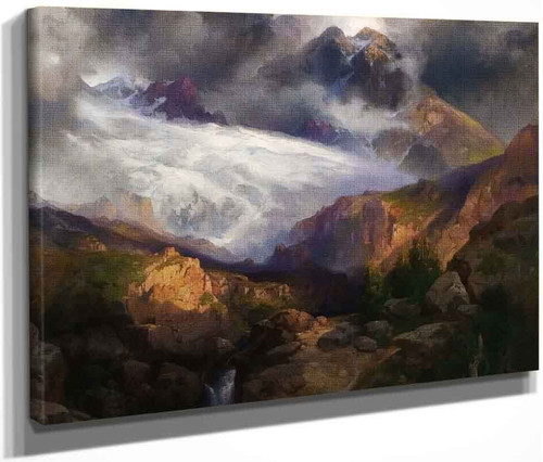 The Eternal Snows Of Mt. Moran By Thomas Moran By Thomas Moran