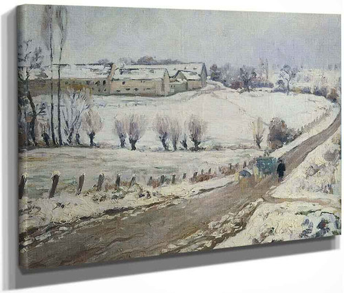 The Farm At Lagny In Winter By Henri Lebasque By Henri Lebasque