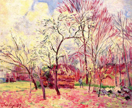 The First Day Of Spring By Alfred Sisley