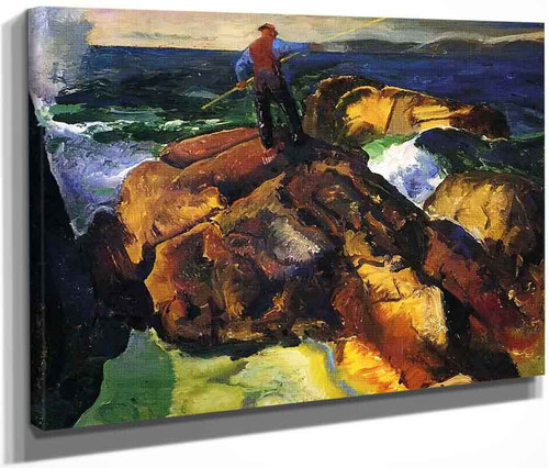 Evening Blue oil painting reproduction by George Wesley Bellows 