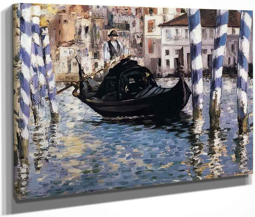 The Grand Canal, Venice By Edouard Manet By Edouard Manet