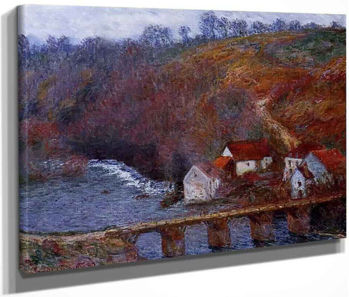 The Grande Creuse By The Bridge At Vervy By Claude Oscar Monet